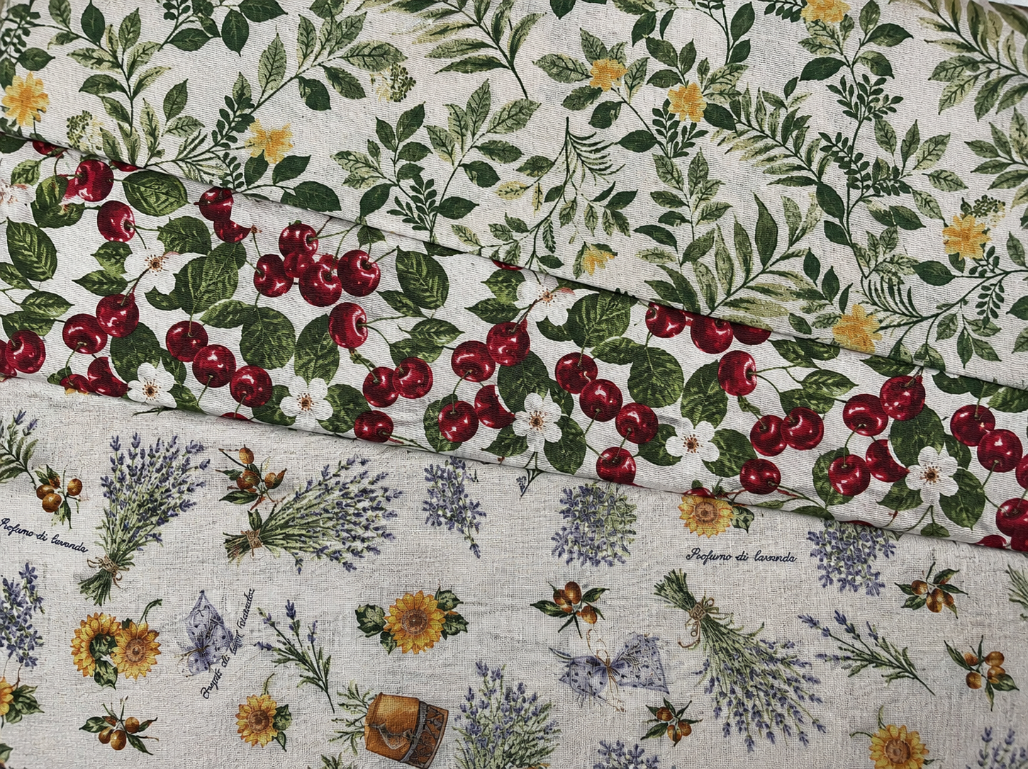 Loneta estampada floral